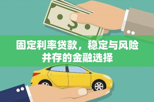 托里固定利率贷款，稳定与风险并存的金融选择