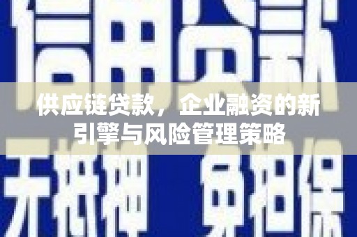 托里供应链贷款，企业融资的新引擎与风险管理策略