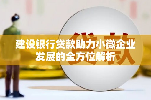 托里建设银行贷款助力小微企业发展的全方位解析
